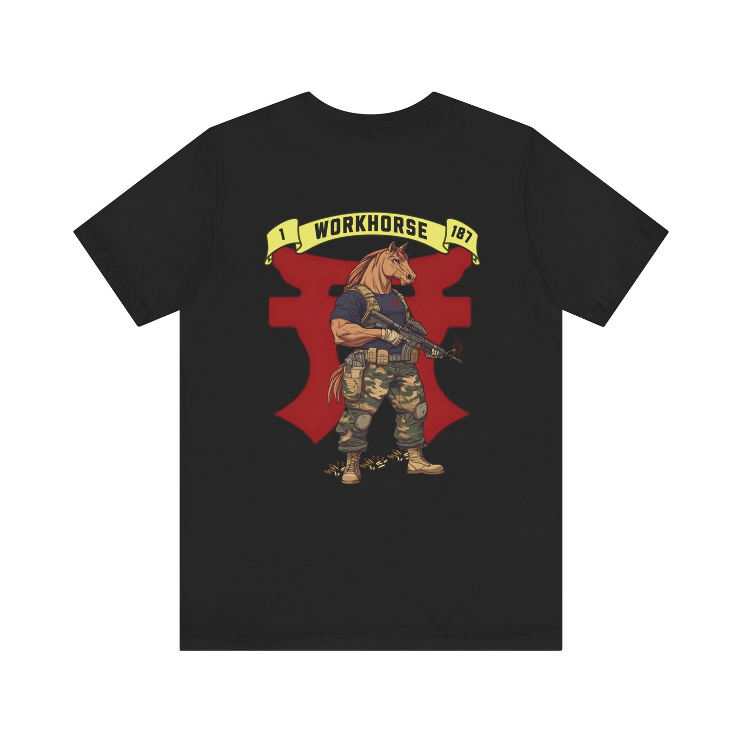 1-187 FSC Workhorse | Rakkasan | 3rd Brigade 101st Airborne Division Unit Shirt | 1-187 Foward Support Company