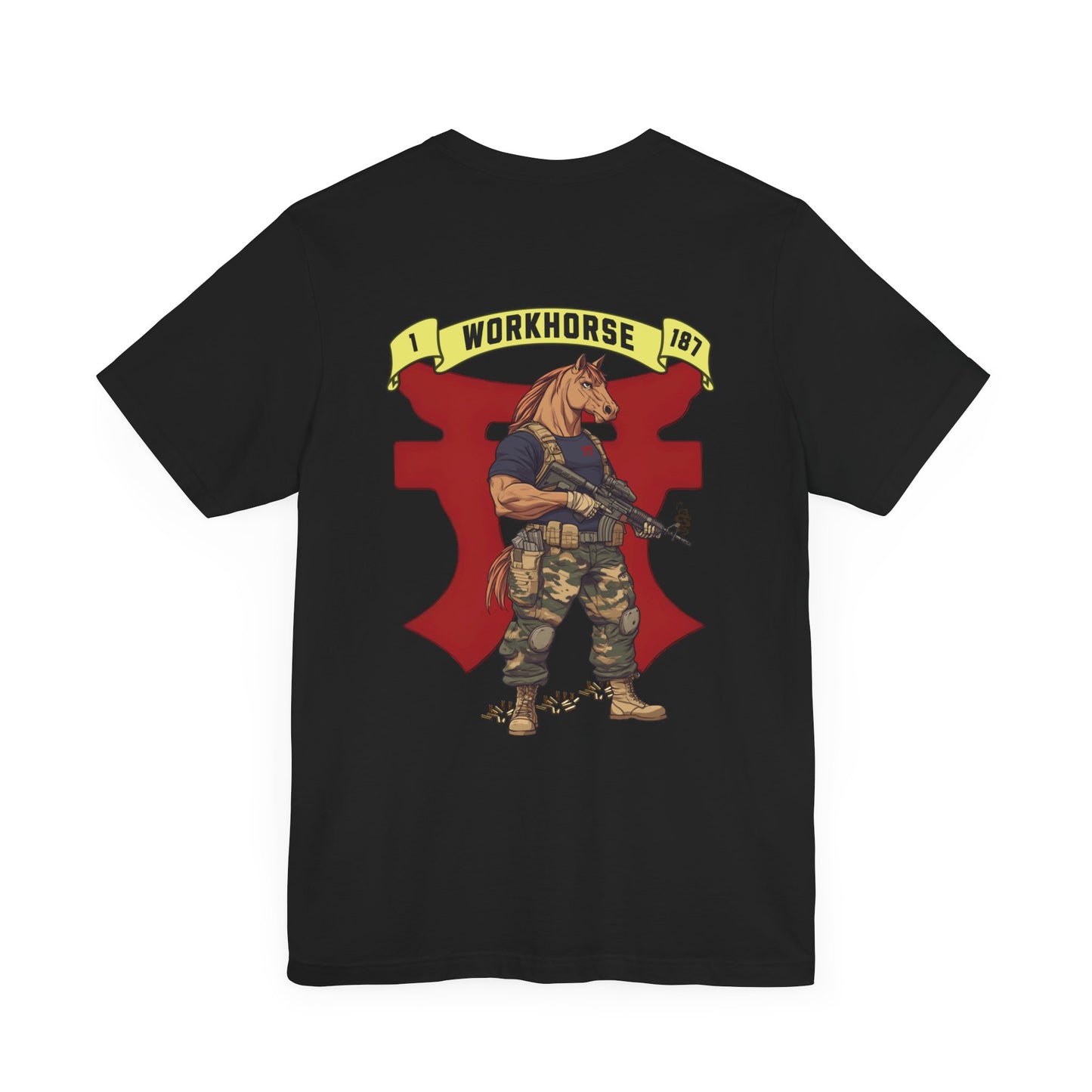 1-187 FSC Workhorse | Rakkasan | 3rd Brigade 101st Airborne Division Unit Shirt | 1-187 Foward Support Company