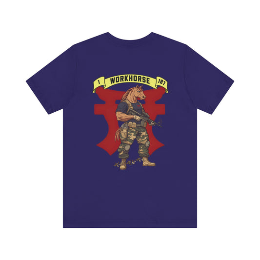 1-187 FSC Workhorse | Rakkasan | 3rd Brigade 101st Airborne Division Unit Shirt | 1-187 Foward Support Company